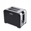 Toaster Petra PT6104BVDE 2-Scheiben, schwarz, einstellbare Bräunung, herausnehmbare Krümelschublade