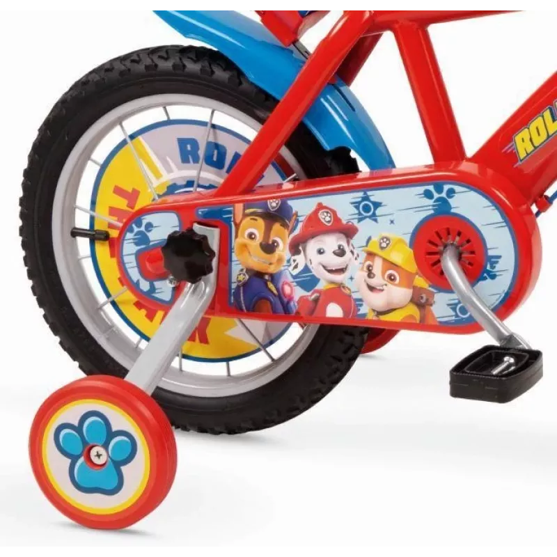 Kinderfahrrad 14 Paw Patrol Rot 1478 Junge NEU TOIMSA