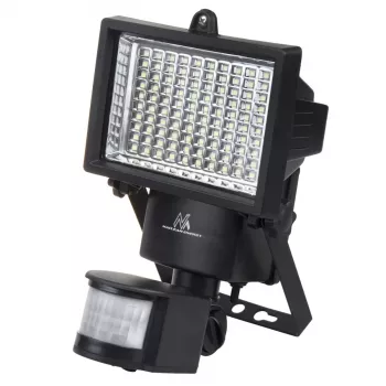 Maclean MCE442 Solar-LED-Strahler mit Bewegungsmelder Flutlicht Wandmontage-Leuchte Dämmerung IP44 6W 6000K