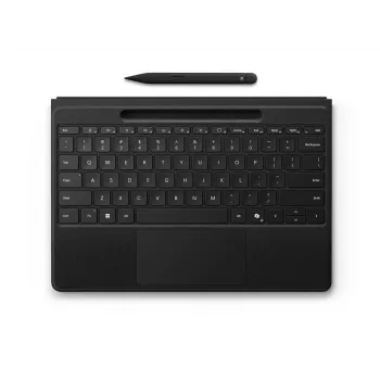 Microsoft Surface Pro Flex Tastatur mit Touchpad und schlank Pen-Dock, QWERTZ Deutsch, Bluetooth, Schwarz (8YU-00006)