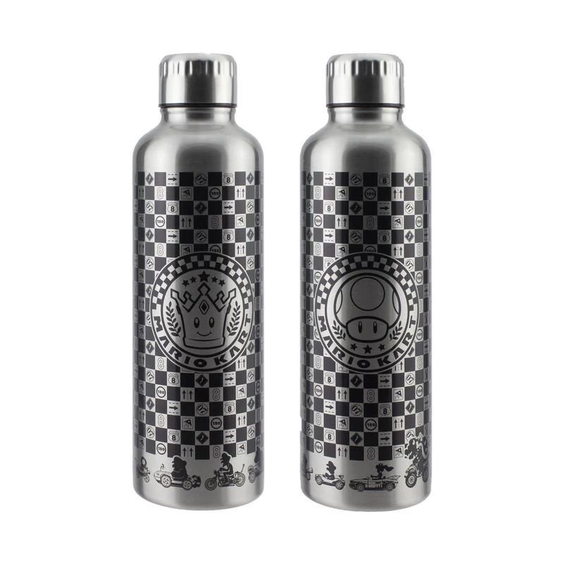 Paladone Super Mario MarioKart Metall-Wasserflasche