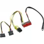 Inter-Tech 88882193 - ATX (20-polig) - SATA 15-polig + Molex (4-polig) - gerade - gerade - Mehrfarbig - 35 mm (88882193)