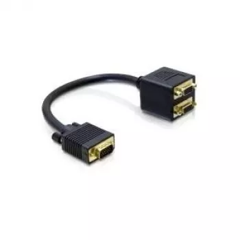 VGA-Adapter DeLOCK 65060 Stecker auf 2x Buchse 0,2 m