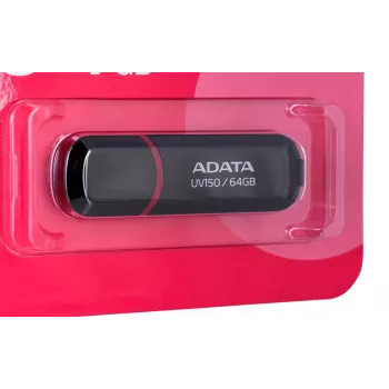 ADATA 64GB DashDrive UV150 USB-Flash-Laufwerk USB Typ-A 3.2 Gen 1 (3.1 Gen 1) Schwarz