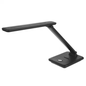LED-Tischlampe MACLEAN MCE614B — dimmbar, klappbarer verstellbarer Arm, 9W, 3000K/4500K/6500K, schwarz