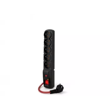 ACAR F5 POWER Steckdosenleiste Schwarz 5 AC-Steckdosen 230 V 5 m
