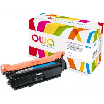 Tonerkartusche OWA Armor K15538OW kompatibel für HP, Cyan, Reichweite 6000 Seiten, 1 Stück