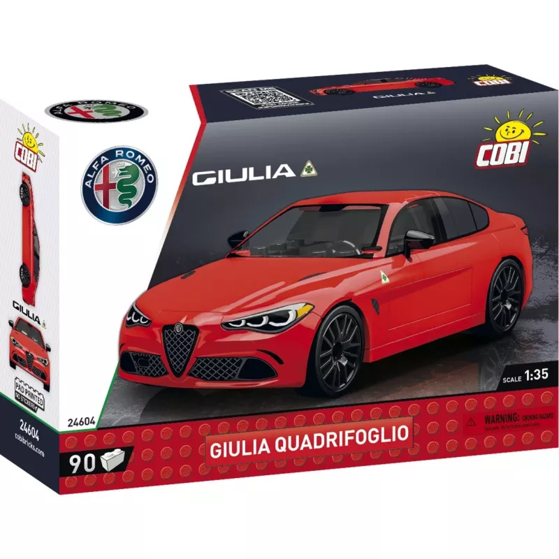 Bausatz COBI Giulia Quadrifoglio 90 Teile ab 6 Jahren