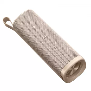Tragbarer Stereo-Lautsprecher Xiaomi Sound Outdoor 30 W, Bluetooth/Kabel, Sand, 60–20000 Hz, 25 m Reichweite
