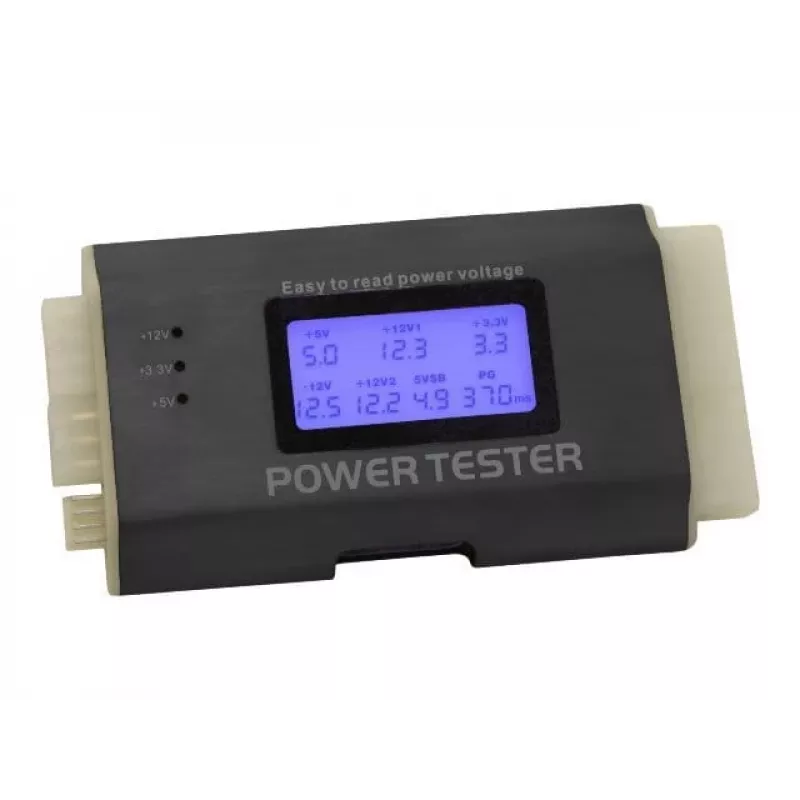 Netzteil-Tester DeLOCK 18159 Schwarz/Weiß