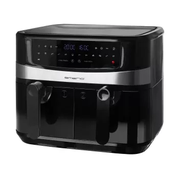 Heißluftfritteuse Emerio AF-126672.4 9 L Doppel 2400 W Schwarz