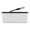 Belkin USB 2.0 4-Port Travel Hub, Silber, F4U021bt