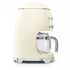Smeg 50's Style DCF02CREU Kaffeemaschine 1,25 Liter creme