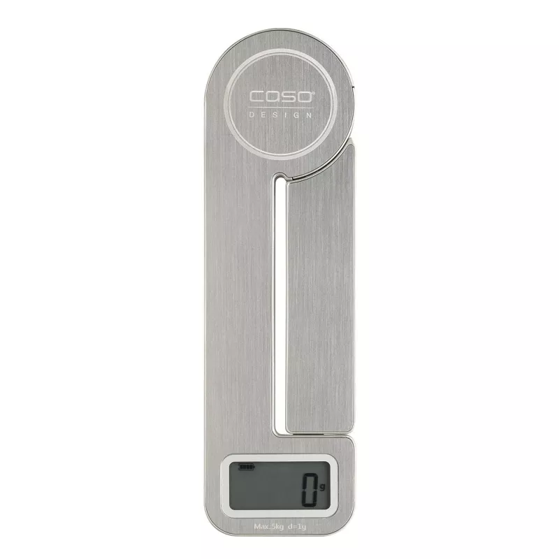 Caso | Waagen | KitchenEcostyle | Maximale Belastbarkeit 5 kg | Teilung 1 g | Anzeigetyp LCD | Edelstahl