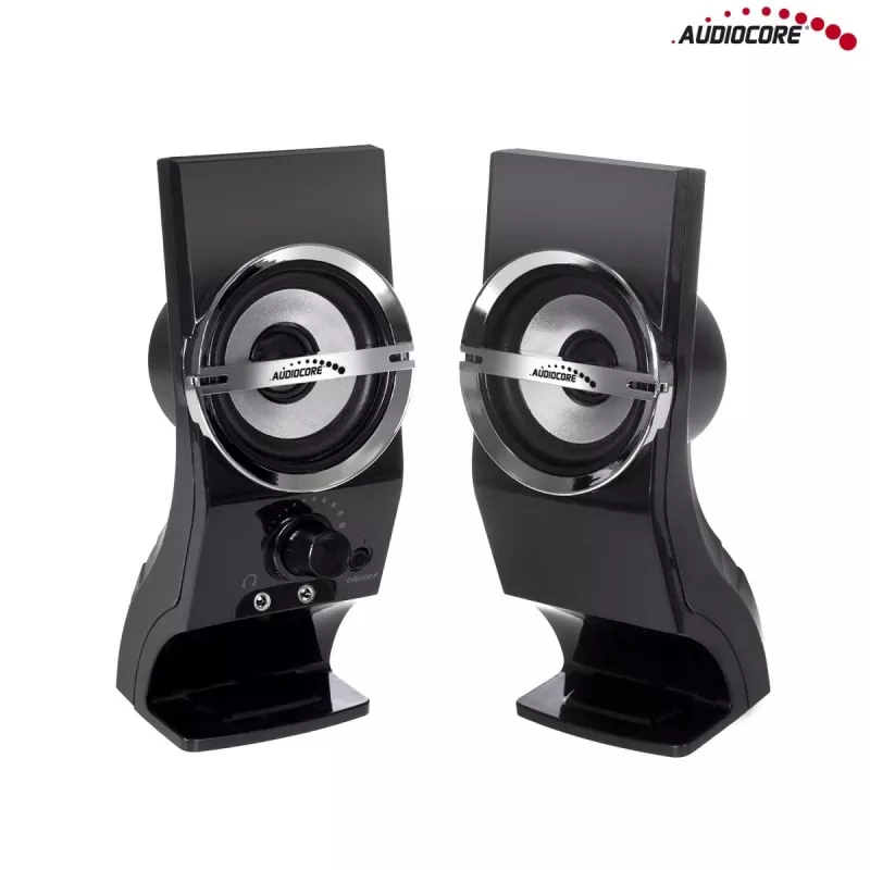 Audiocore AC805 Stereo-Lautsprecher 2.0 PC 6W Schwarz