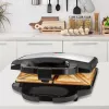 Clatronic ST 3778 Sandwichmaker 750 W Schwarz, Edelstahl