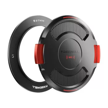 Objektiv-Basisring mit Deckel Freewell FW-L1-BL67 67 mm für Real Locking VND