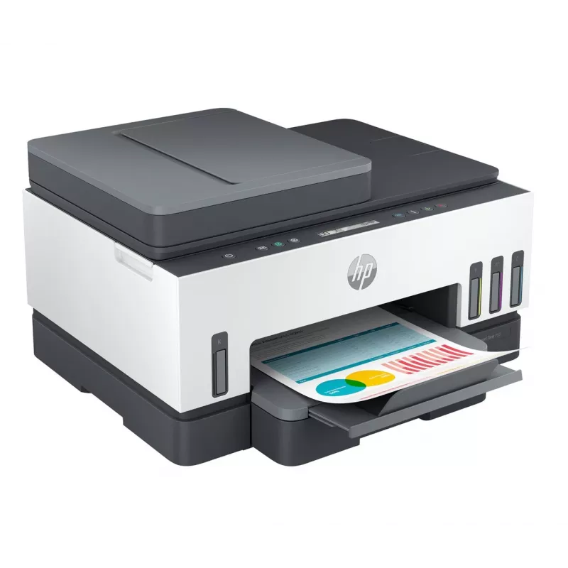 HP Smart Tank 750 Multifunktionsdrucker, Tintentank, Farbe, WLAN, Smart App, Duplex, ADF, automatischer Vorlageneinzug