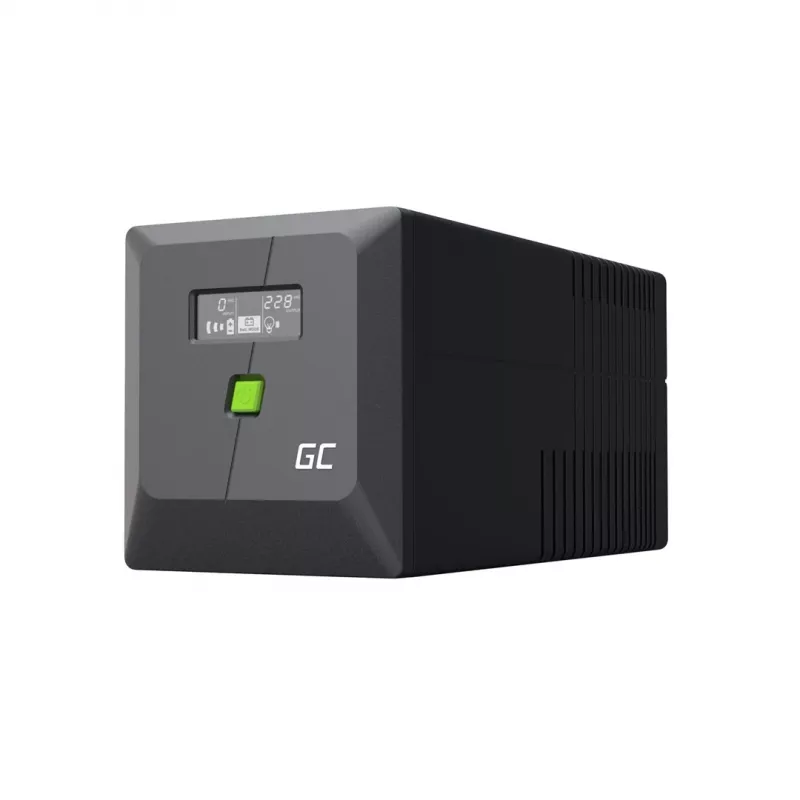 Unterbrechungsfreie Stromversorgung Grün Cell UPSLP480 0,75 kVA (480 W) 4 AC-Ausgänge, 2×12 V 7 Ah VRLA, Tower, AVR