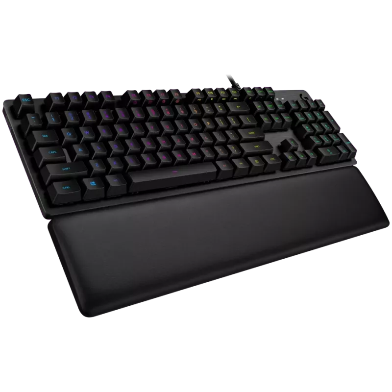 LOGITECH G513 Kabelgebundene LIGHTSYNC Mechanische Gaming-Tastatur - CARBON - US INT'L - USB - TAKTIL