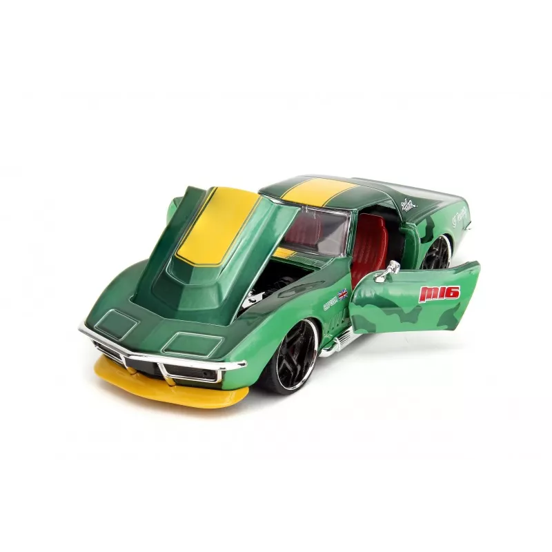 Car Jada Toys Street Fighter 1969 Chevrolet 1:24 Metall Grün