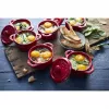 Staub Mini Cocotte Rund, 4 Stück - 200 ml, Rot