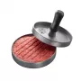 Hamburger-Presse GEFU 89419, Kunststoff, Ø 11,8 cm, Höhe 93 mm, grau/schwarz