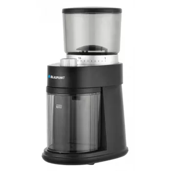 Kaffeemühle mit Schlagmahlwerk BLAUPUNKT FCM501 — 250 g Bohnen, 180 g Kaffeepulver, 120 W, silber