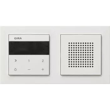 GIRA 232029 UP-Radio IP-Lautsprecher + Rahmen E2 Gira E2