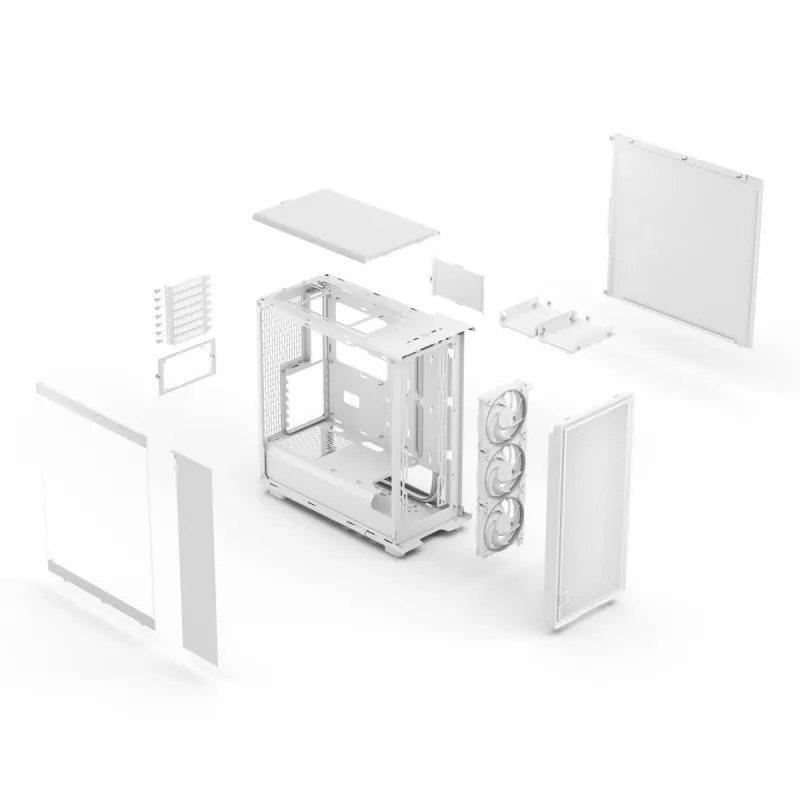 Fractal Design Epoch White TG RGB Clear Tint