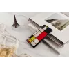 Smartphone-Hülle iKins für iPhone XS Max Mondrian Schwarz – Schutzabdeckung, Hartschale