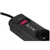 Überspannungsschutz-Steckdosenleiste EATON Power Strip 4 FR — 4 Typ-E-Steckdosen, 1 m Kabel, 10 A, 2500 W, LED-Anzeigen