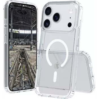 JT Berlin Pankow Clear MagSafe Handyhülle für Apple iPhone 17 Pro Max, transparent, für 17,5 cm (6,9 Zoll) Bildschirm