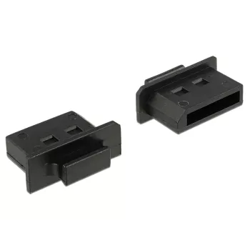 Buchsen-Schutzkappe DeLOCK 64025 DisplayPort Schwarz