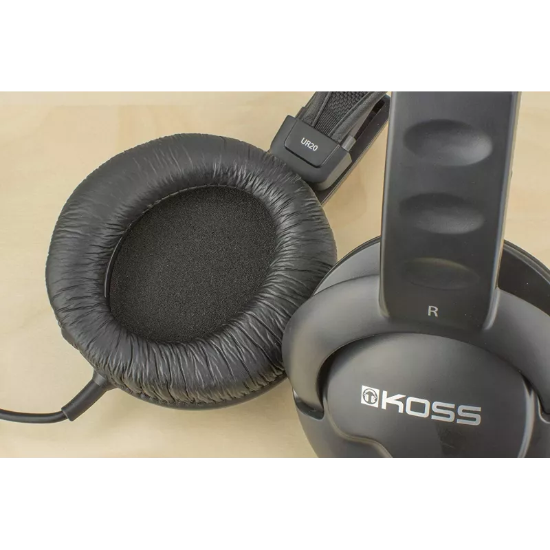 Koss | UR20 | Kopfhörer DJ-Stil | Kabelgebunden | On-Ear | Geräuschunterdrückung | Schwarz
