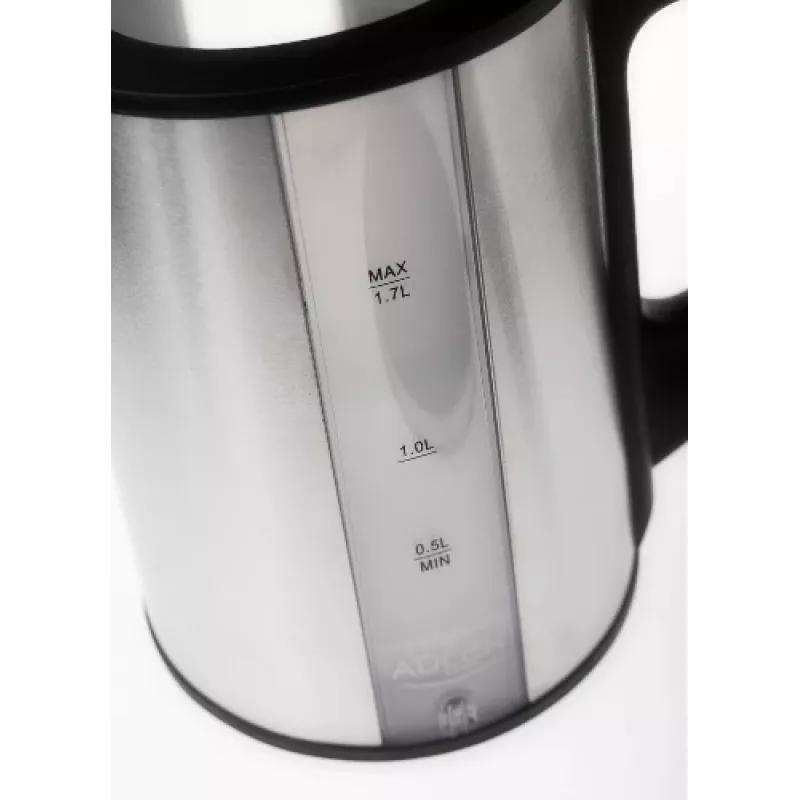 Adler AD 1216 Wasserkocher 1,7 L Schwarz,Silber 2200 W
