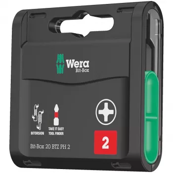 Schraubendreher-Bit-Satz Wera Bit-Box 20 BTZ PH