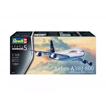 Fertigmodell Revell Airbus A380-800 Lufthansa New Livery