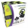 Kabelgebundener Gaming-Controller ESPERANZA EG104 für PlayStation 3 und Xbox 360, Schwarz/Grün