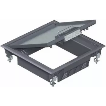 OBO Bettermann Geräteeinsatz GES4U 30706F6 graphitschwarz (7405200)