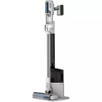 Sharkclean BU3521EU Stabstauger/Elektrobesen 2-in-1 Stabstauger Akku Trocken Beutellos 21,6 W Blau, Weiß