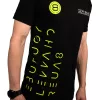 T-Shirt der8auer YT-Design Größe L — Baumwoll-Rundhalsausschnitt, Freizeitbekleidung