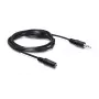 Audiokabel DeLOCK 84002 3m 3,5mm Schwarz