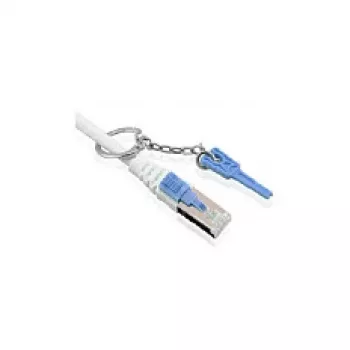 Patchkabel RJ45 - CAT6A 500 MHz - 0,5 m - grau - S-STP(S/FTP) - mit Verriegelung - AWG26 - Synergy 21