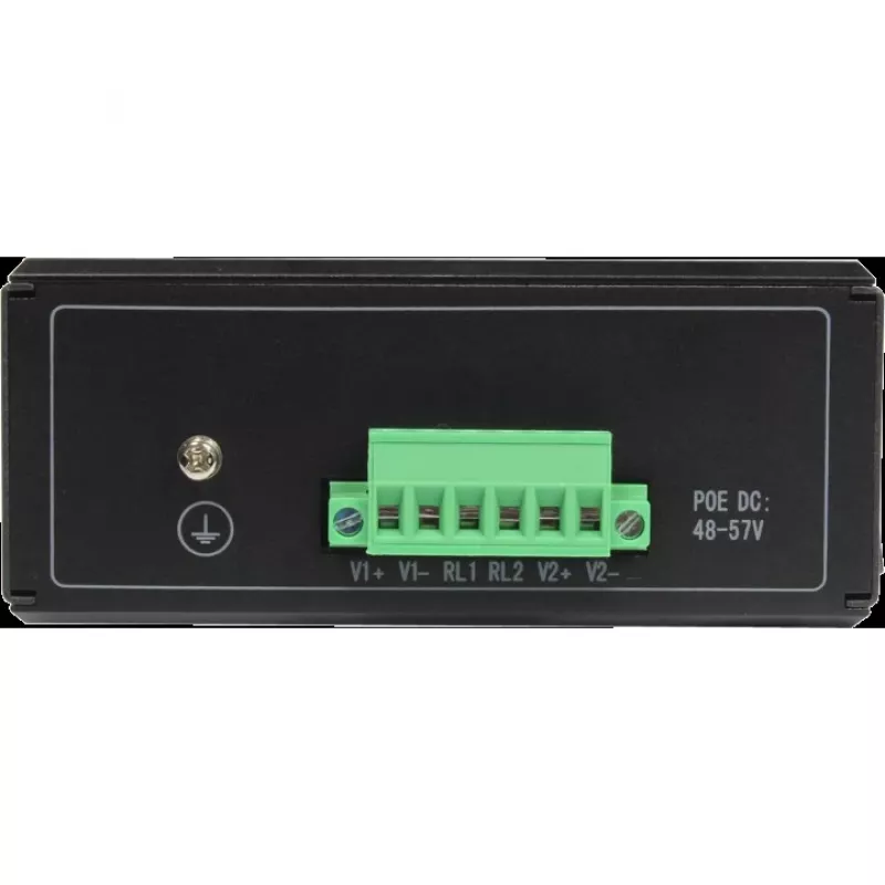Industrial PoE Switch ALLNET ALL-SGI8106PMJ-BT — 6-Port (4 PoE+), robustes Metallgehäuse