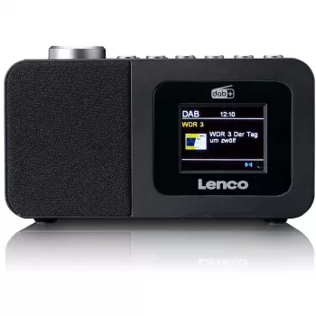 Tischradio Lenco CR-625BK — UKW/MW-Empfänger mit Bluetooth, schwarz