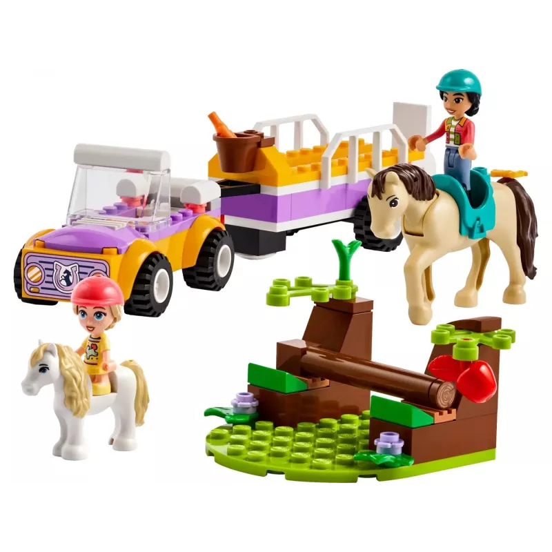 LEGO Friends Pferde- und Ponyanhänger-Tierspielzeug-Set 42634