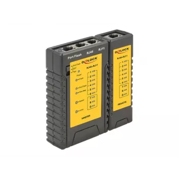 Delock Kabeltester + Portfinder - Netzwerktester-Set (86407)