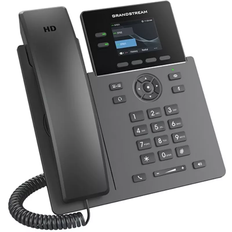 IP-Telefon Grandstream GRP2610, 2-Leitungen HD-Audio, Carrier-Grade VoIP-Telefon