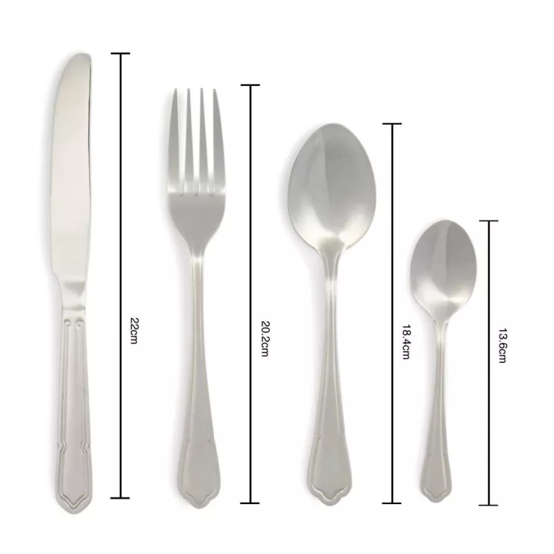 Besteckset Salter BW12426EU7 24-teilig Edelstahl, spülmaschinengeeignet